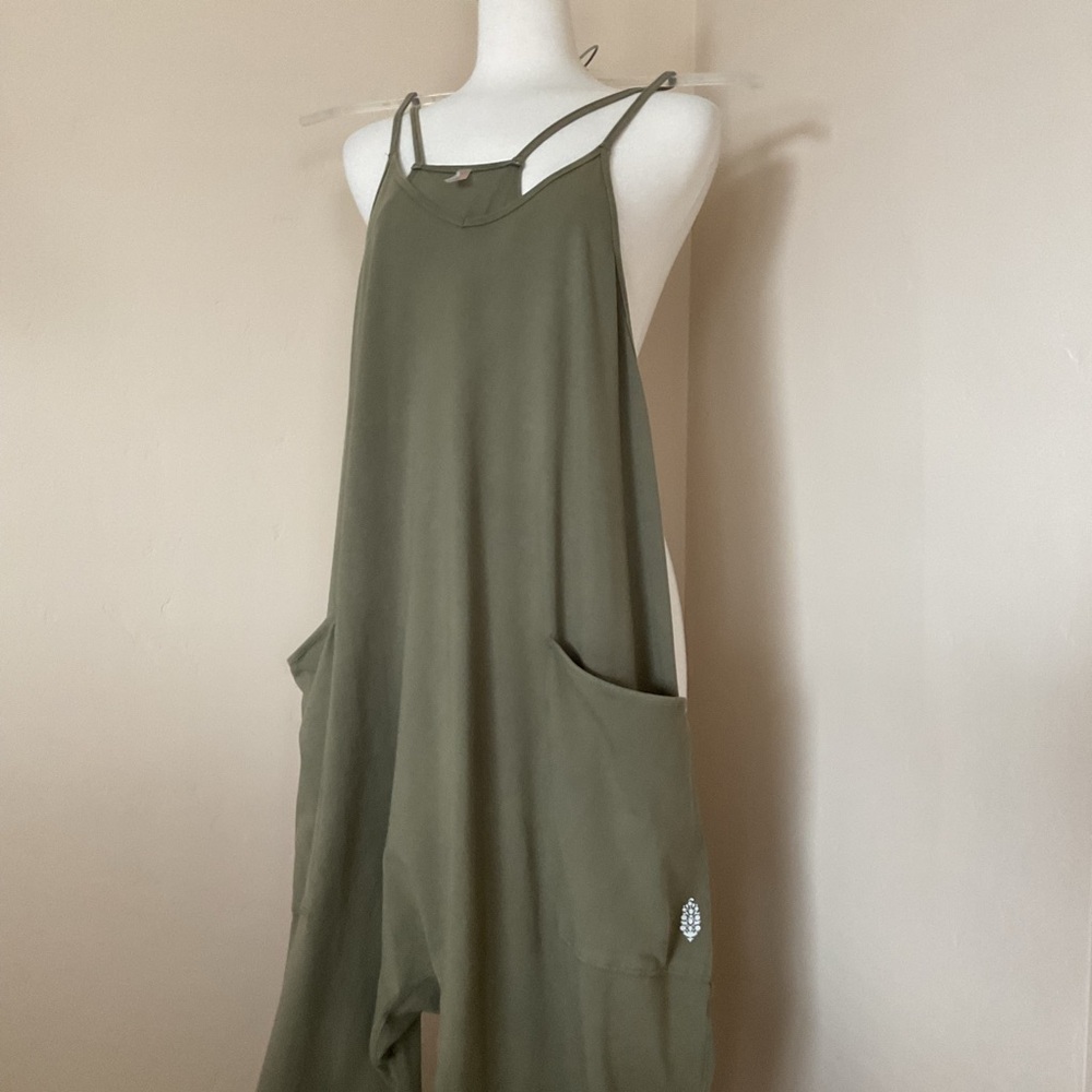 FP Movement by Free People Olive-Style Slouchy Pocket Jumpsuit - Picture 4 of 12